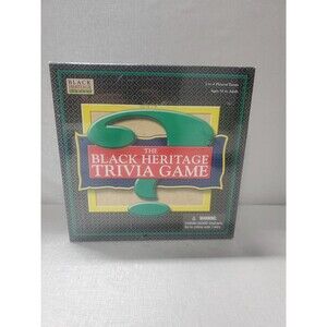 Black Heritage Trivia Game 2005 NEW Factory Sealed Box